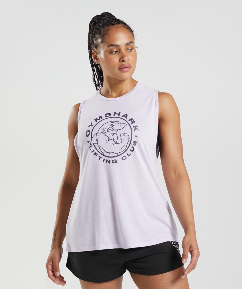 Purple Women\'s Gymshark Legacy Tank | USA-62851