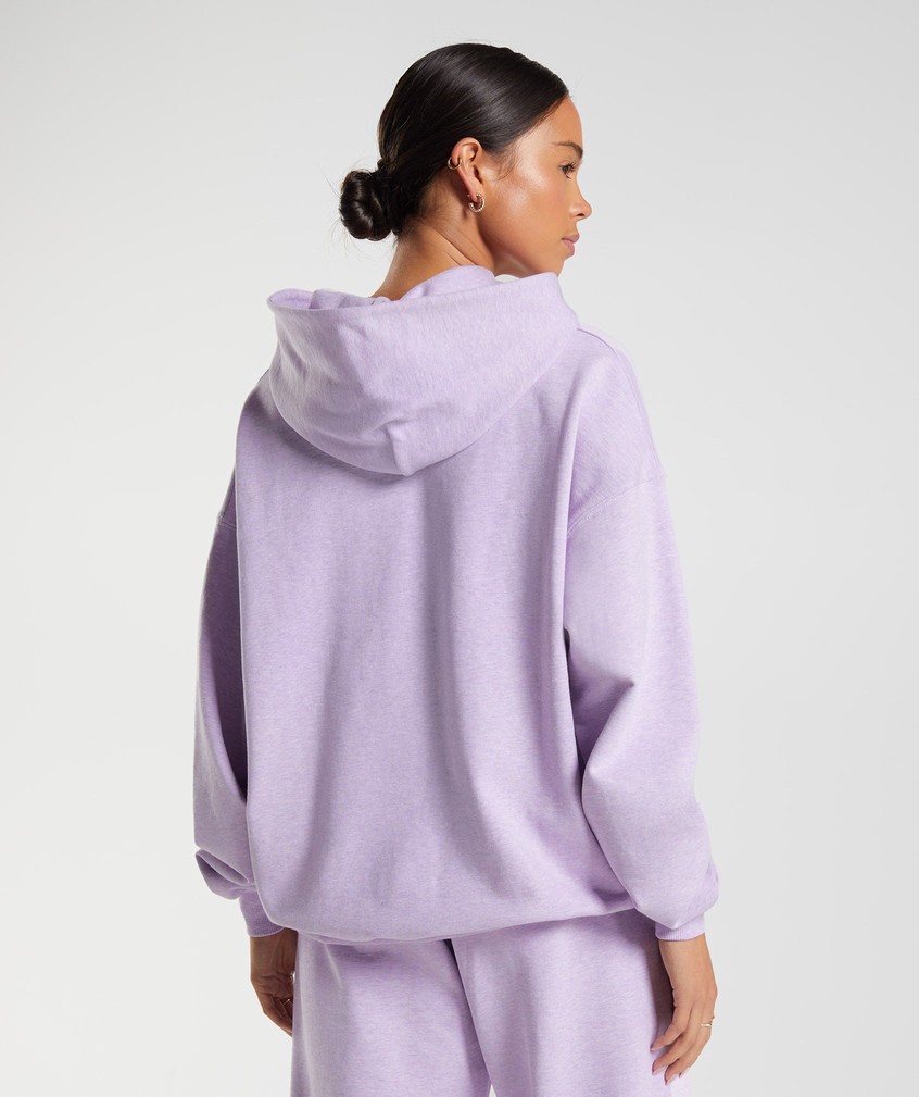 Purple Women's Gymshark Rest Day Sweats Hoodie | USA-30781