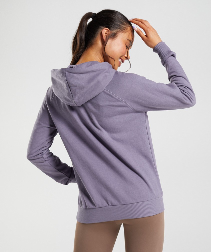 Purple Women's Gymshark Training Hoodie | USA-80235