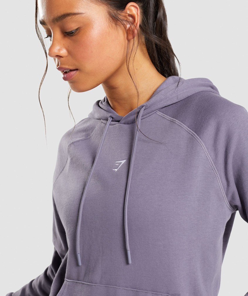 Purple Women's Gymshark Training Hoodie | USA-80235