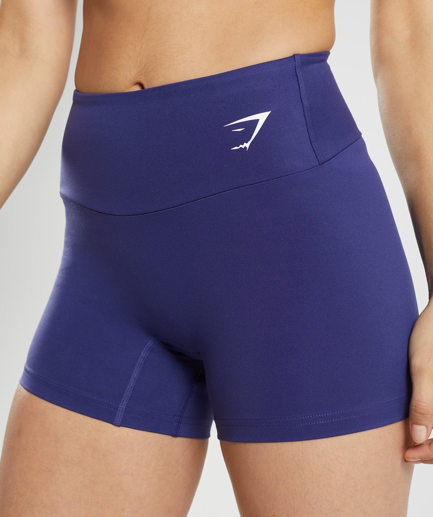 Purple Women's Gymshark Training Tight Shorts | USA-82753