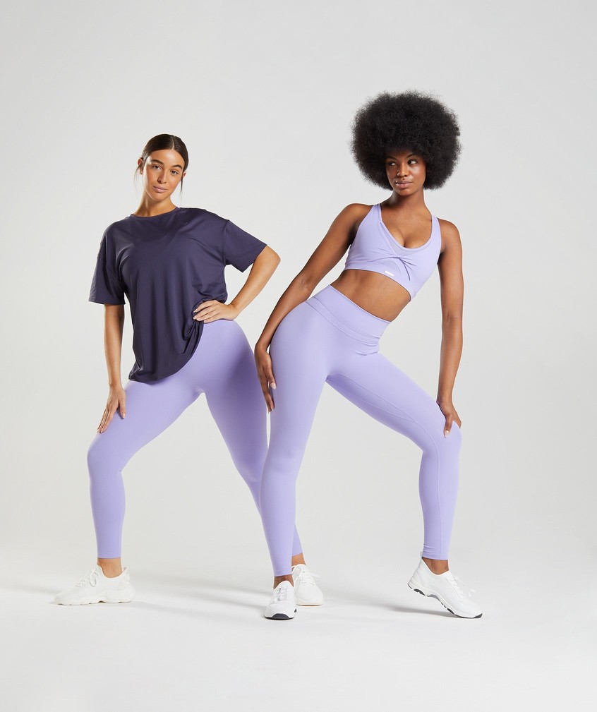 Purple Women's Gymshark Whitney High Rise Leggings | USA-35064