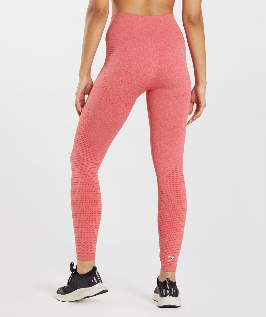 Red Women's Gymshark Vital Seamless 2.0 Leggings | USA-51083