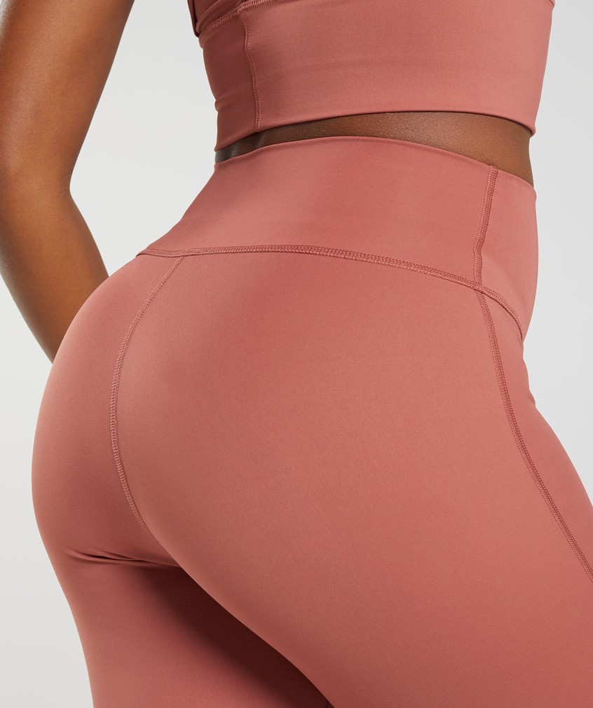 Rose Brown Women's Gymshark Elevate Leggings | USA-59306