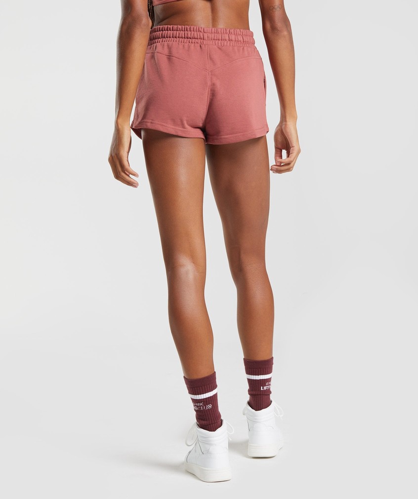 Rose Brown Women's Gymshark Social Club Shorts | USA-19738