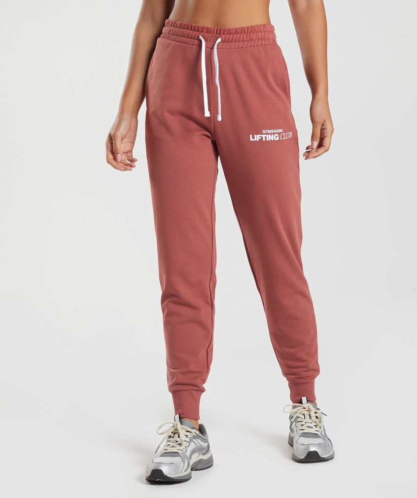 Rose Brown Women\'s Gymshark Social Club Joggers | USA-42198