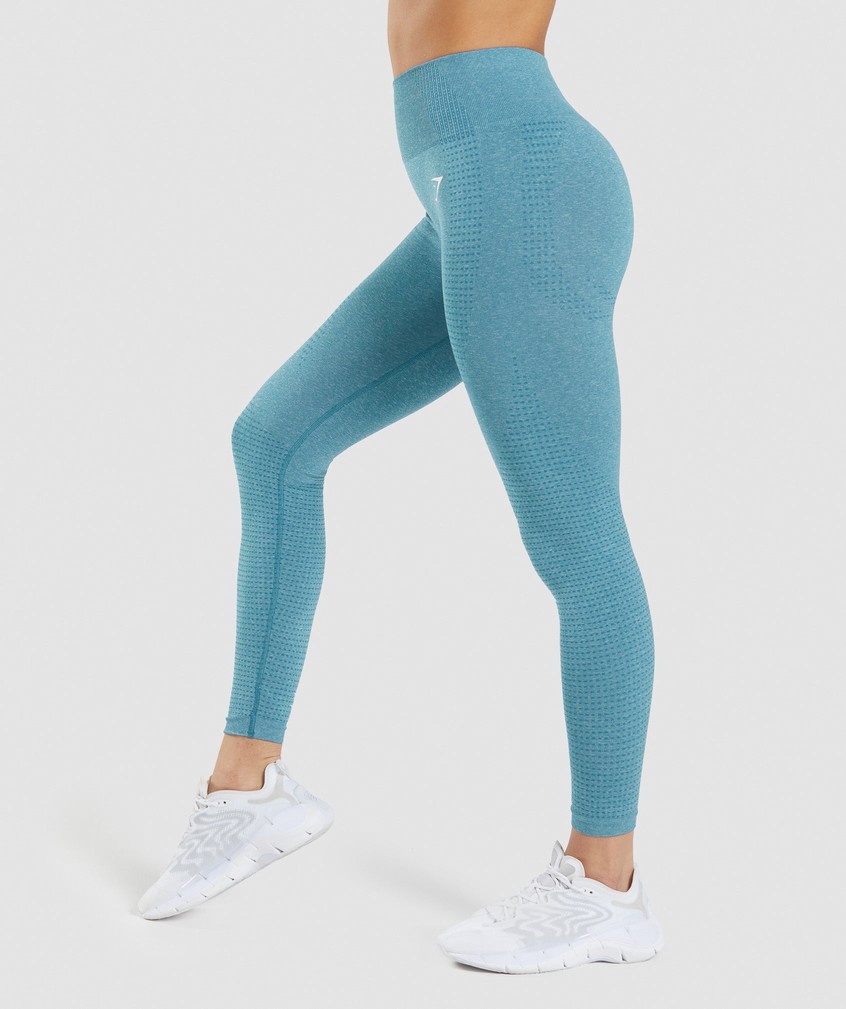 Turquoise Women's Gymshark Vital Seamless 2.0 Leggings | USA-94307