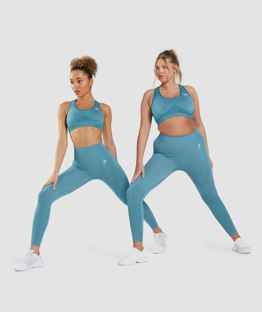 Turquoise Women's Gymshark Vital Seamless 2.0 Leggings | USA-94307