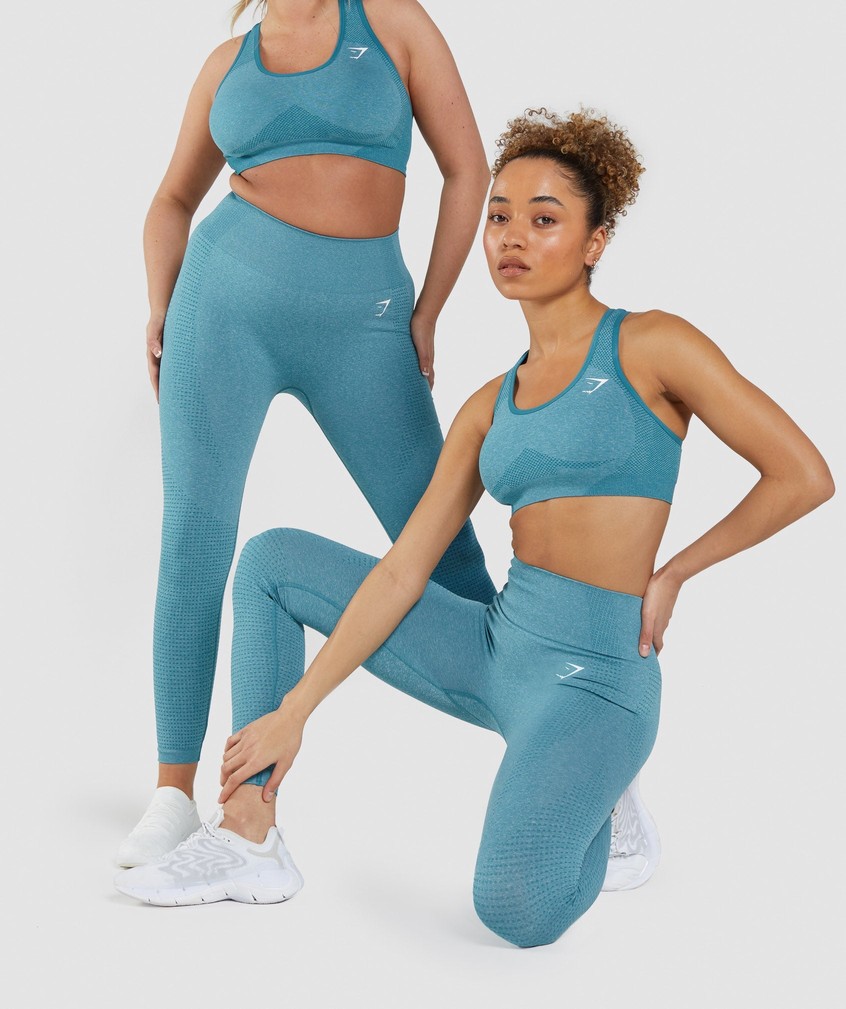 Turquoise Women's Gymshark Vital Seamless 2.0 Leggings | USA-94307