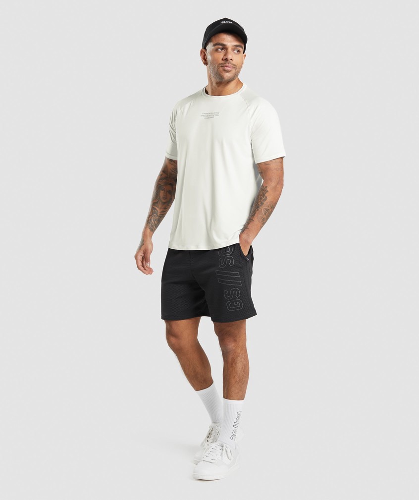 White Men's Gymshark Steve Cook T-Shirts | USA-57392