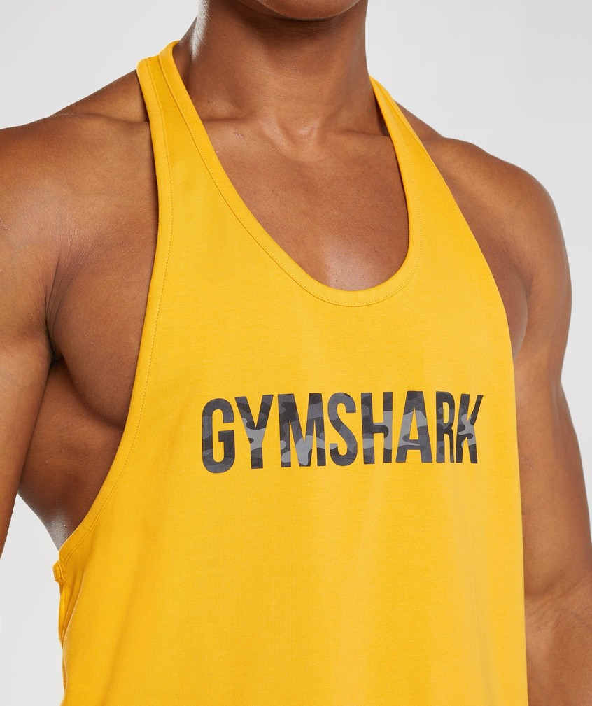 Yellow Men's Gymshark Apollo Infill Stringer | USA-36247