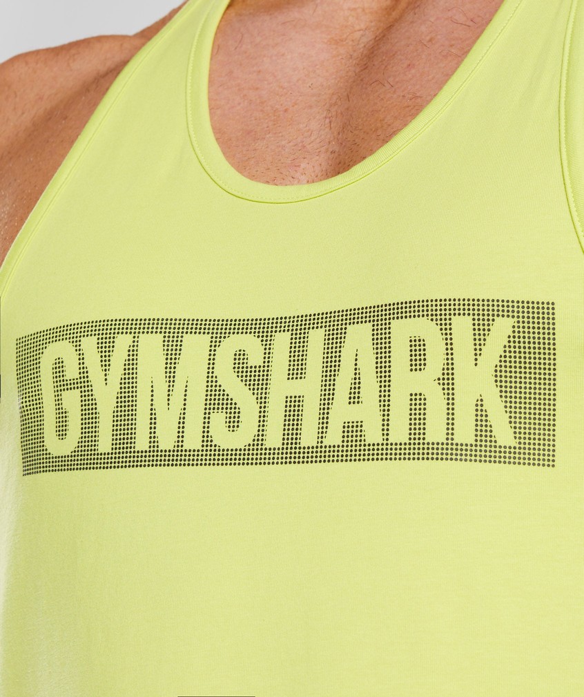 Yellow Men's Gymshark Block Stringer | USA-89305