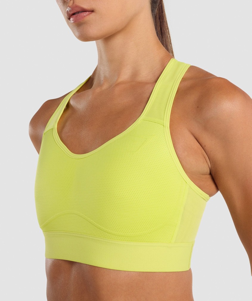 Yellow Women's Gymshark Lightweight High Support Sports Bra | USA-71243