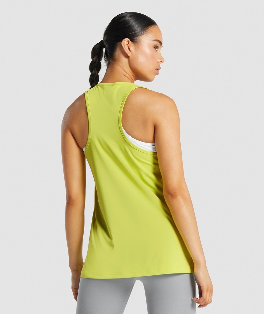 Yellow Women's Gymshark Training Vest | USA-36180